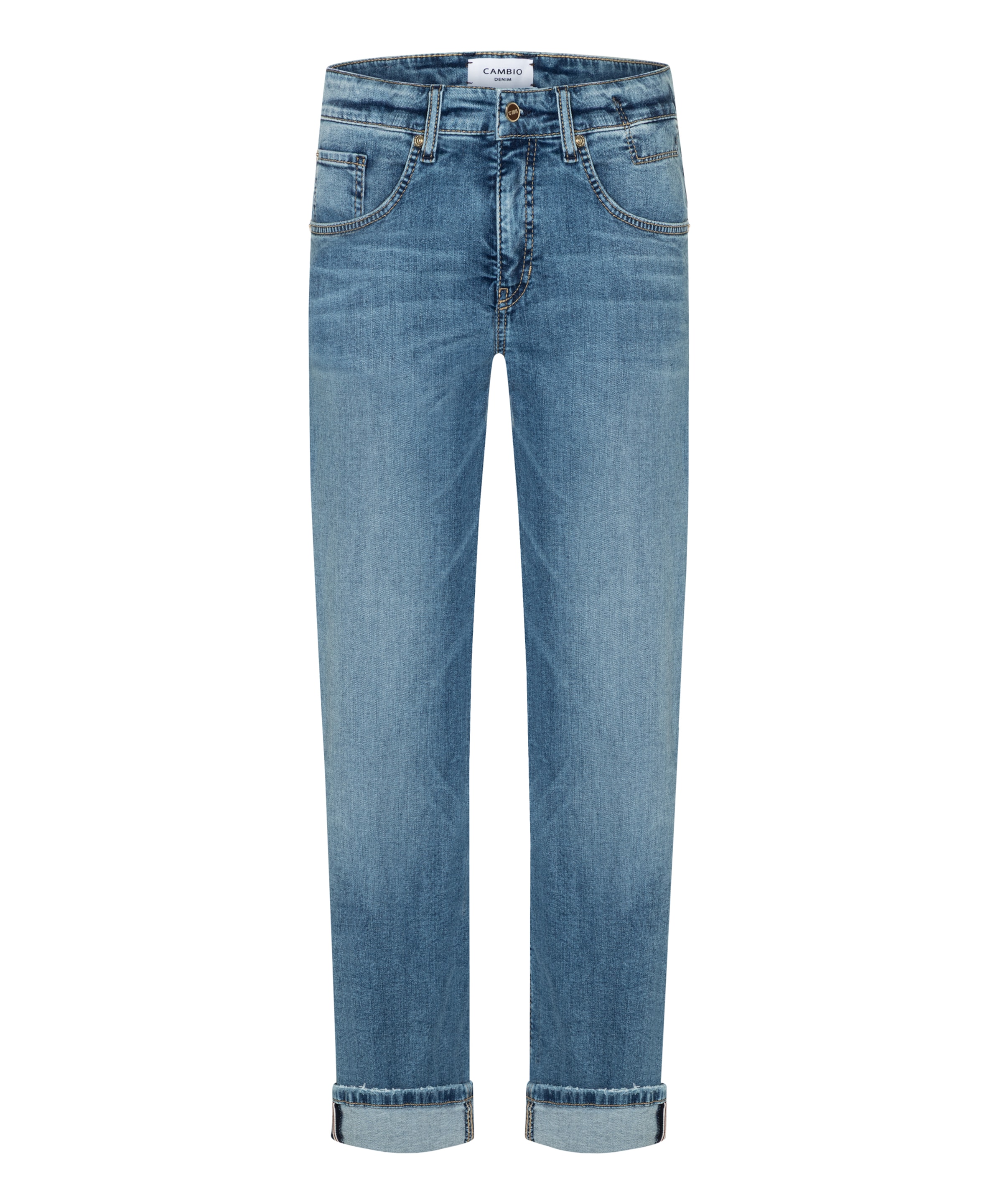 Cambio Loosefit Jeans ' Gaia ' in Blau: Vorderseite