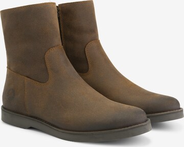 Travelin Ankle Boots 'Pordic' in Brown