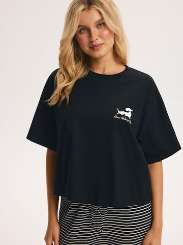 ESOTIQ Pajama 'Leisure' in Black