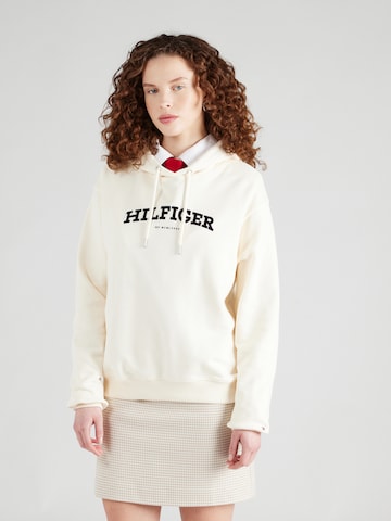 TOMMY HILFIGER Mikina – béžová: přední strana