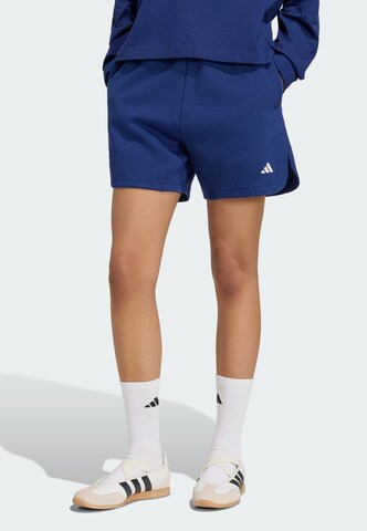 Loosefit Pantalon de sport 'Studio' ADIDAS SPORTSWEAR en bleu : devant