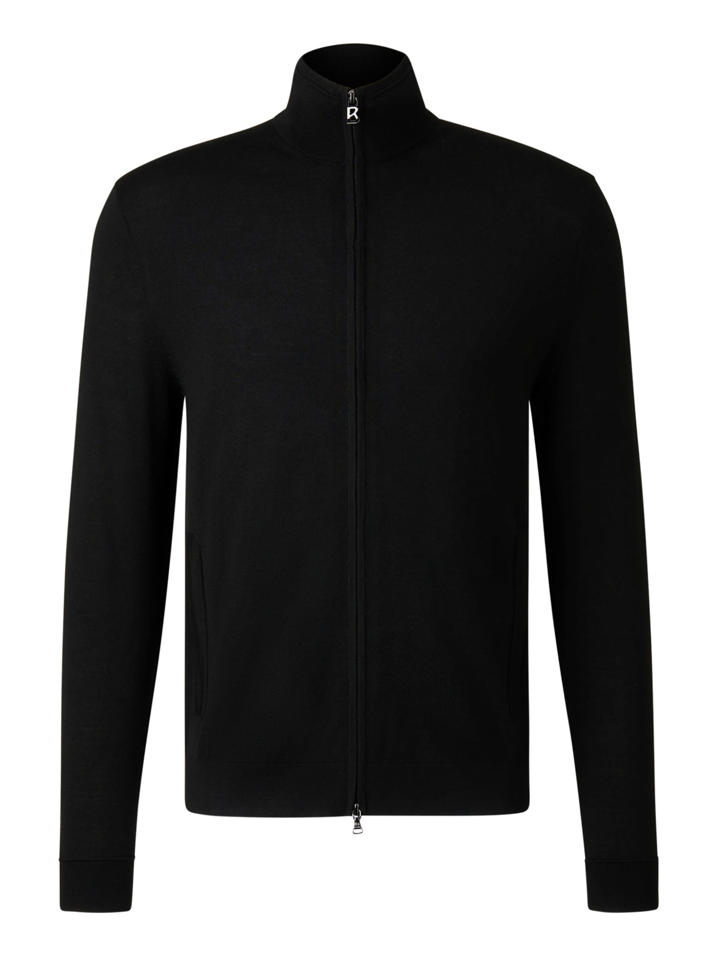 BOGNER Knit cardigan 'Oscar' in Black, Item view