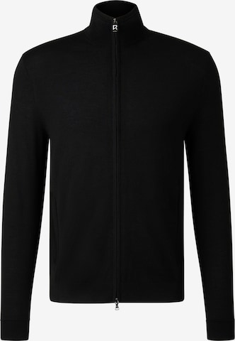 BOGNER Knit cardigan 'Oscar' in Black: front