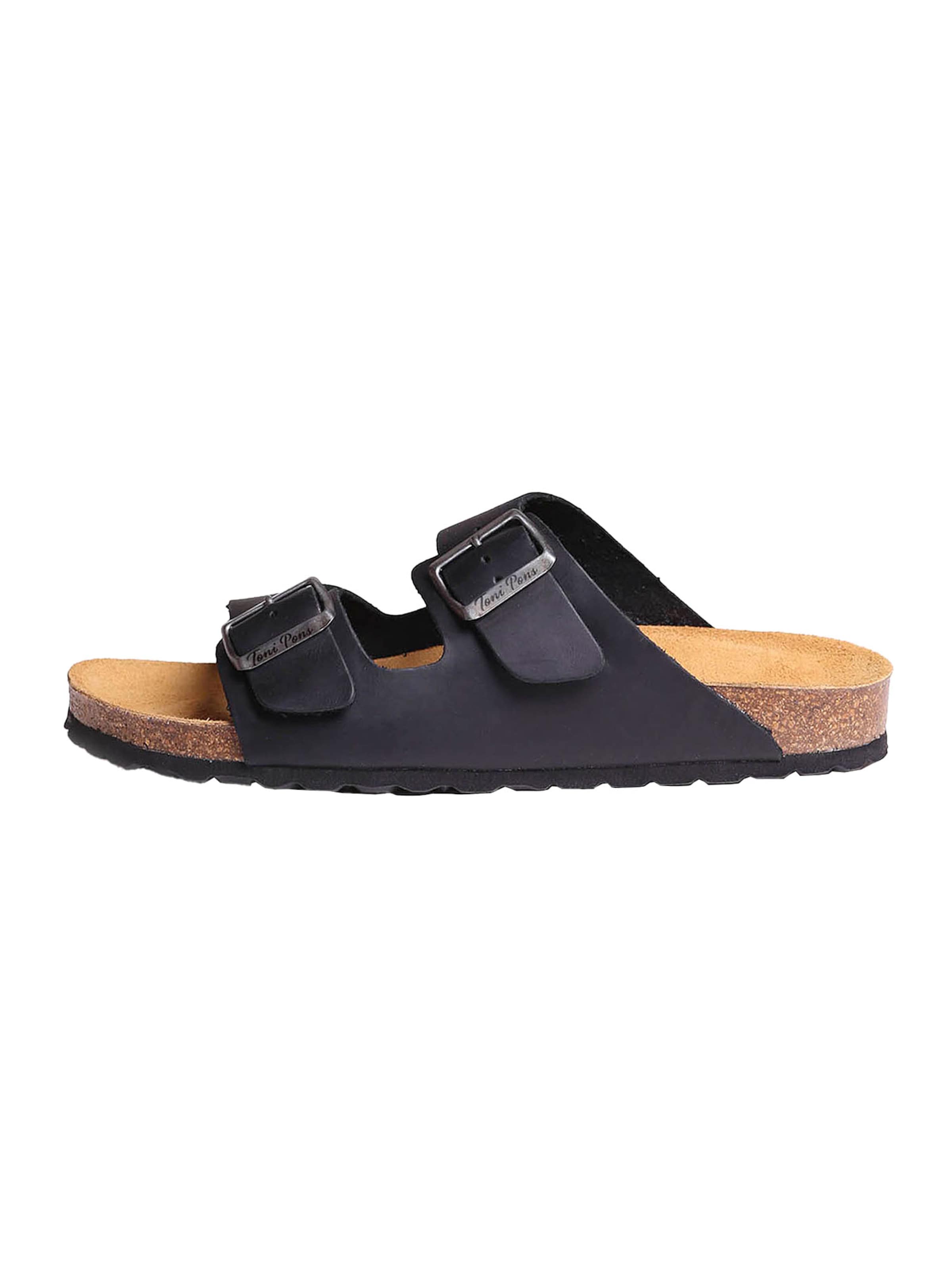 Toni Pons Sandalen 'Ger-PE' in de kleur Zwart, Productweergave