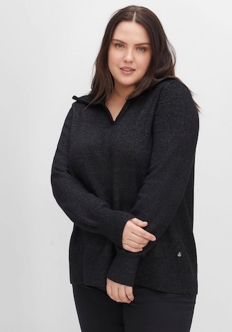 SHEEGO Sweater in Black: front