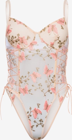 Orchibelle Wäschebody in Orange: Vorderseite