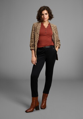 LAURA SCOTT Skinny Pants in Black