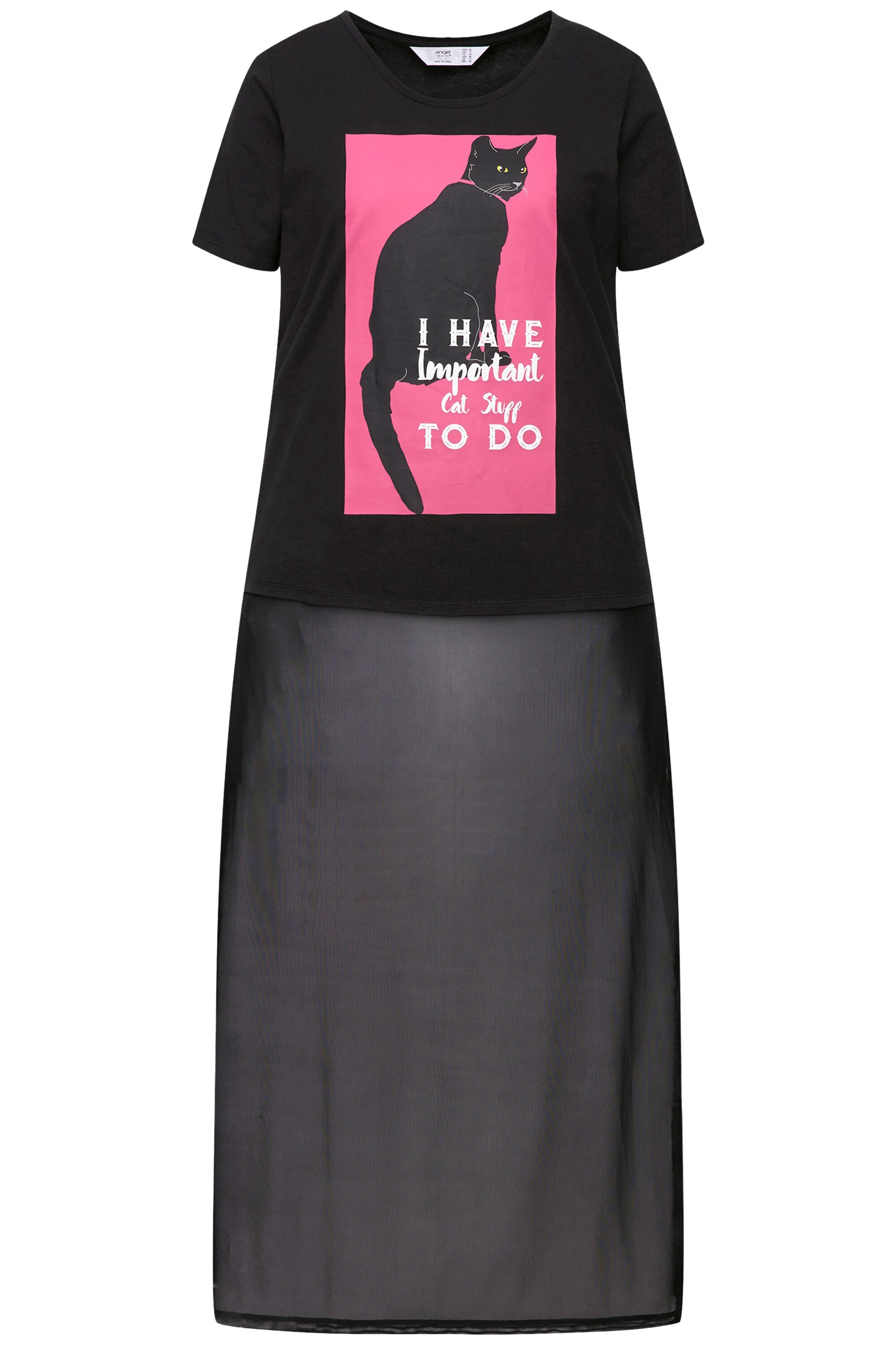 Angel of Style Shirt in Black: front