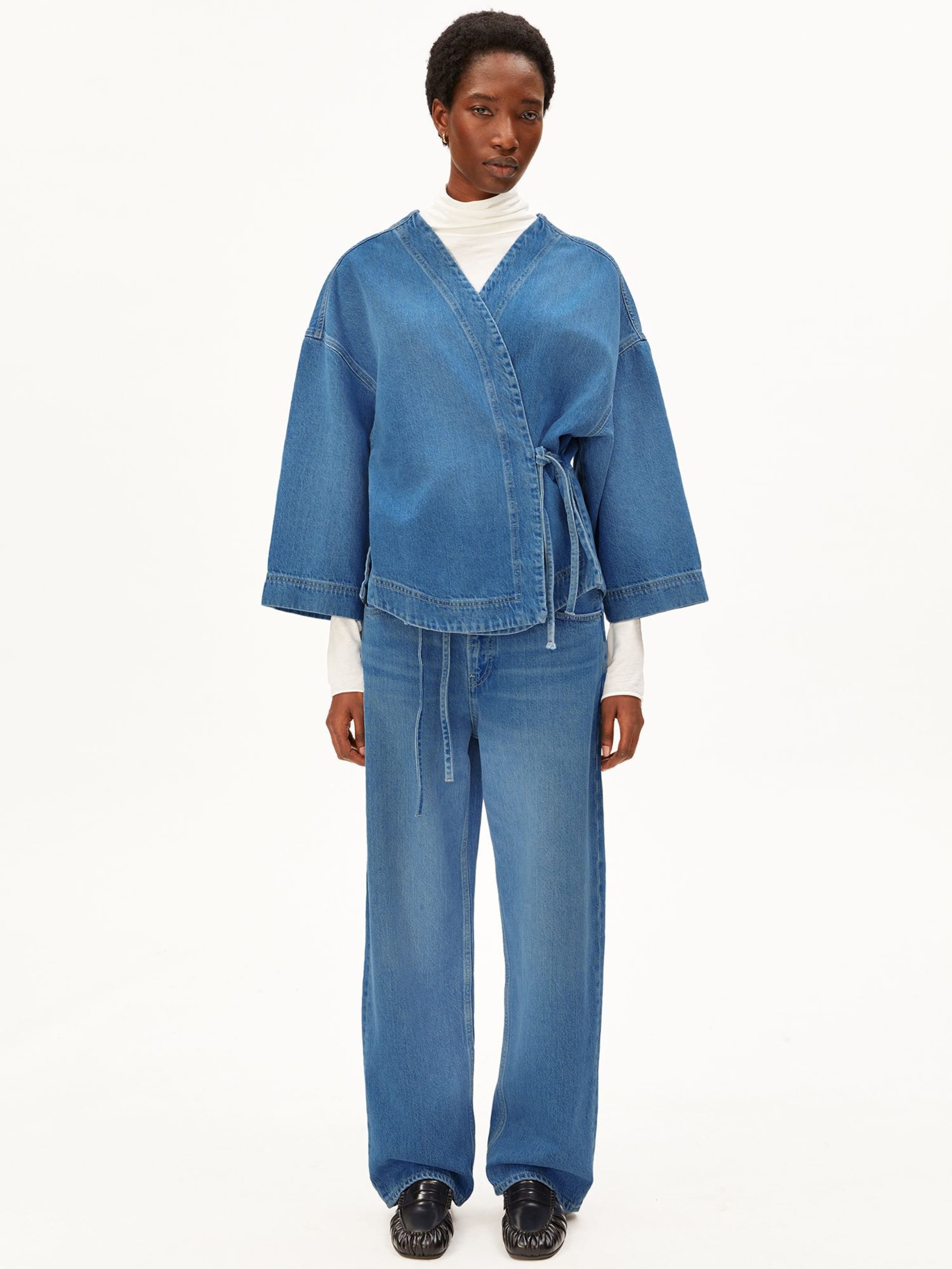 ARMEDANGELS Loosefit Jeans HAAYI in Blau: Vorderseite