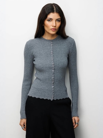 Cardigan MixRay en gris : devant