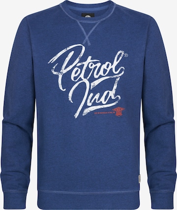 Petrol Industries Sweatshirt in Blue: front