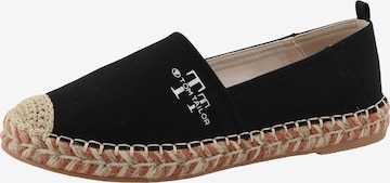 TOM TAILOR Espadrillo värissä musta: etupuoli