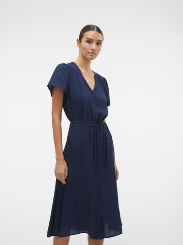 VERO MODA Jurk 'JOSIE' in Blauw: voorkant