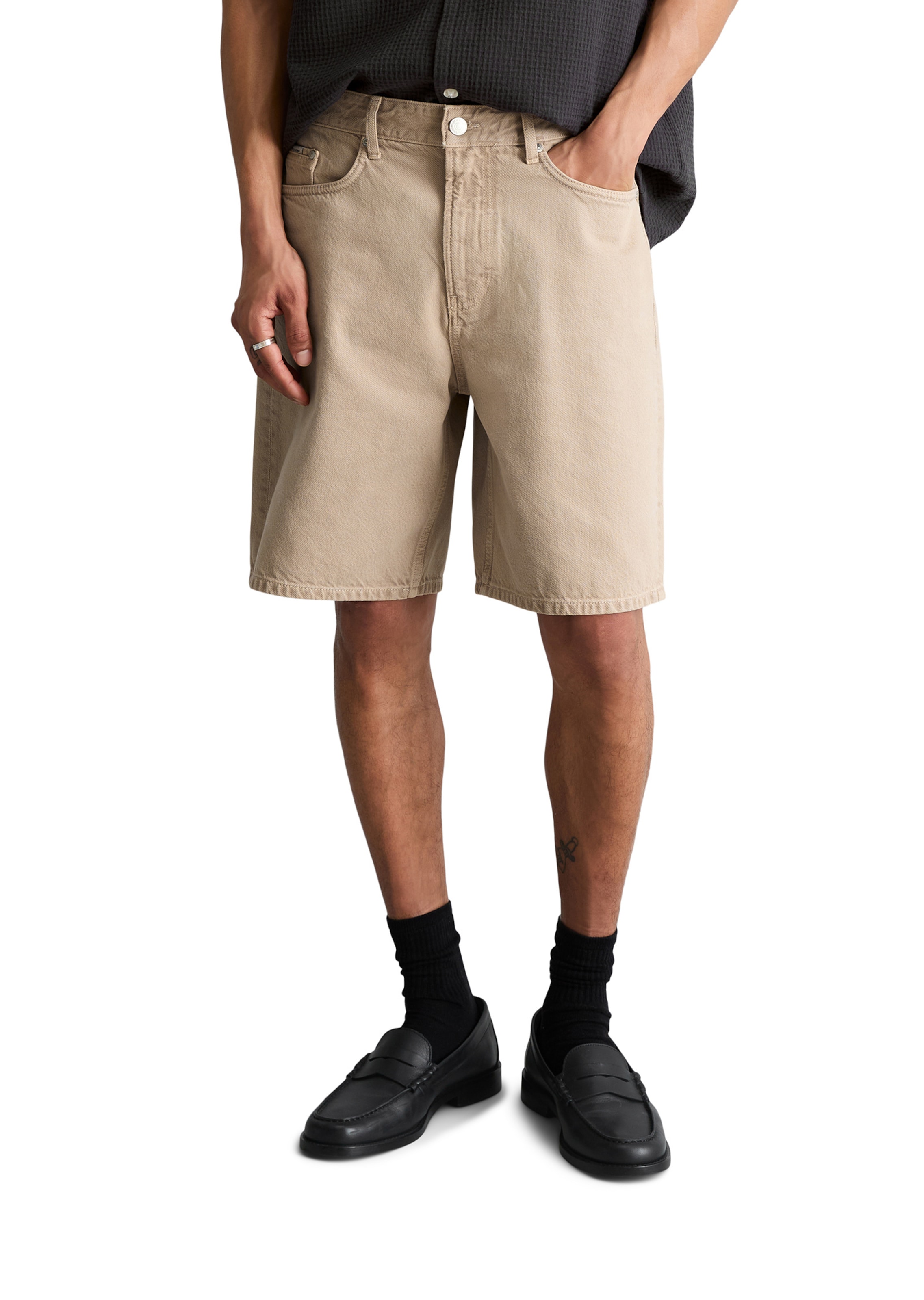 Marc O'Polo DENIM Regular Broek 'Kalle' in Beige: voorkant