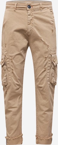 IMPERIAL Cargo Pants in Beige: front