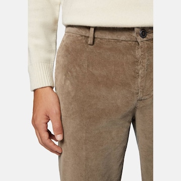 Boggi Milano Slimfit Bukser med fals i brun