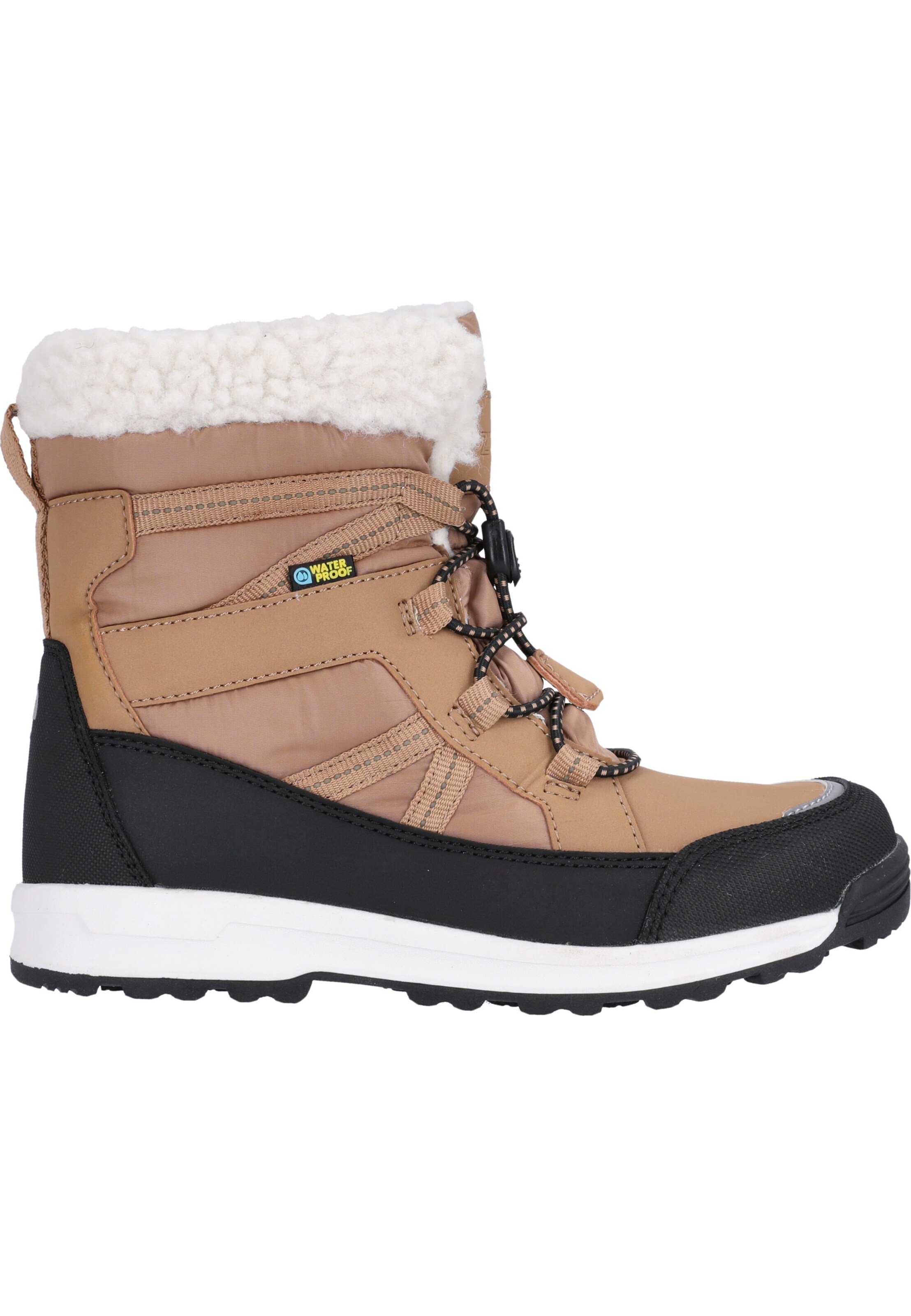 ZigZag Snow Boots 'Wranden' in Beige