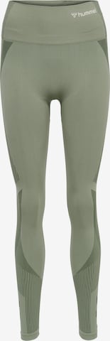 Pantaloni sportivi di Hummel in verde: frontale