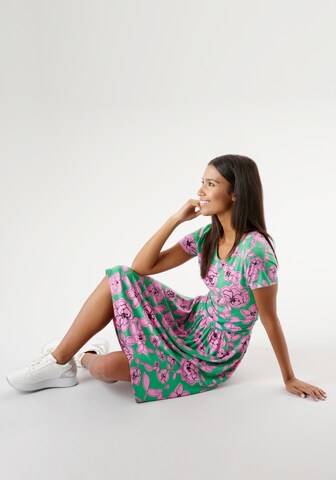 Aniston SELECTED Summer Dress in Green