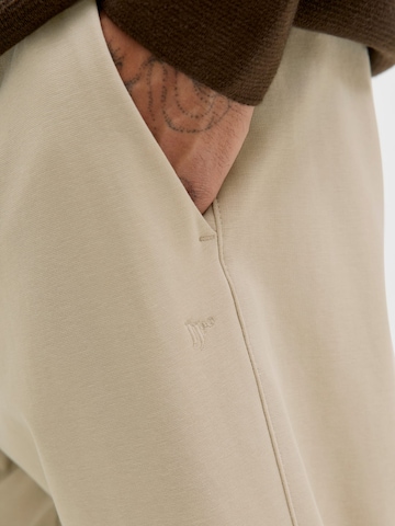 JACK & JONES Baggy Sportbroek 'Stace' in Beige