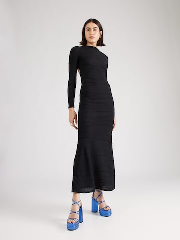 Misspap Dress in Black: front