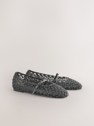 Next Strap ballerina 'Forever Comfort' in Black