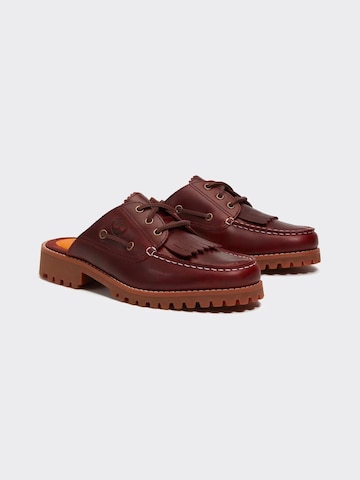 Mule 'Mule Authentic Full Grain Burgundy' TIMBERLAND en rouge