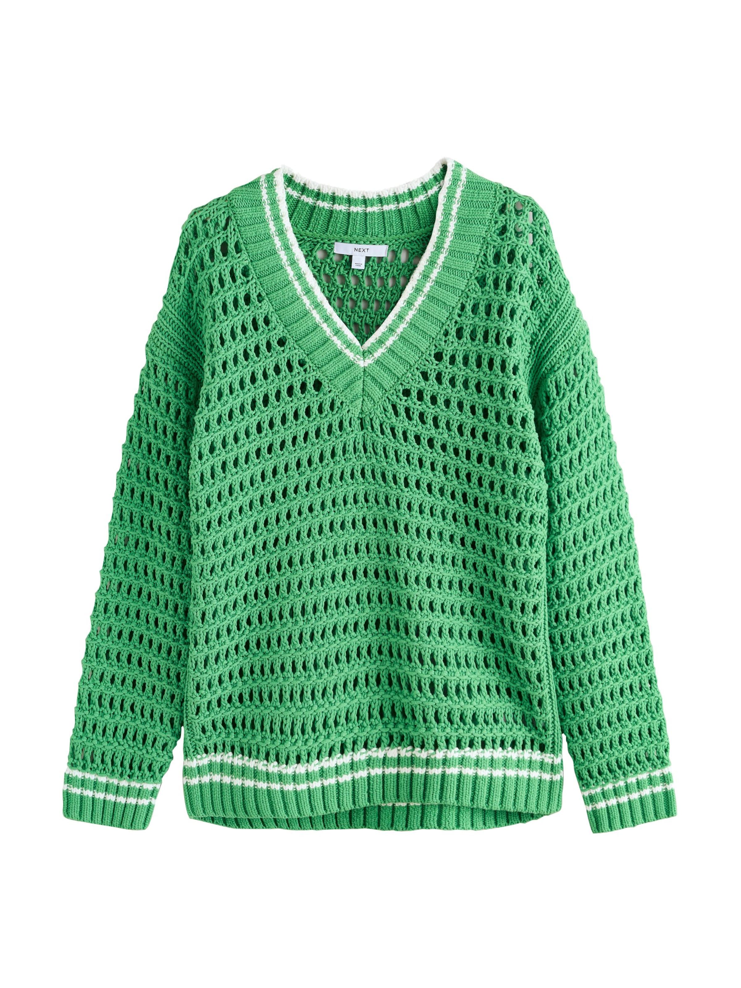 Next Pulover | zelena barva: sprednja stran