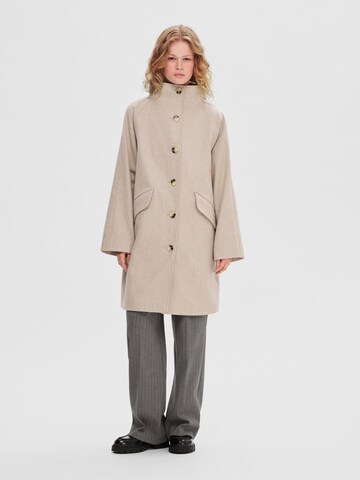 SELECTED FEMME Übergangsmantel in Beige