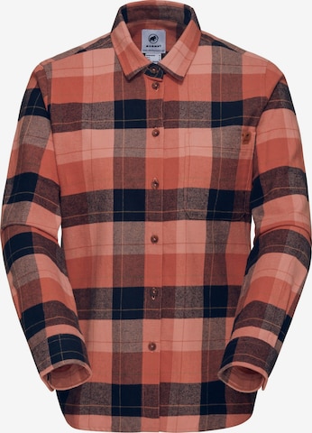 MAMMUT Funktionsbluse ‘Trovat’ in Rot: Vorderseite