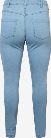 Zizzi - Slimfit Calças de ganga 'Amy' em azul