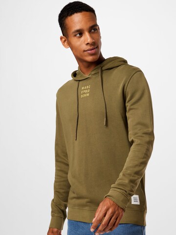 Sweat-shirt Marc O'Polo DENIM en vert : devant