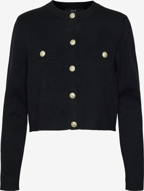 Gilet VERO MODA Vmsaba SL - Col En V, Boutonnage Total, Sans Manches - Tendance Automne, Polyvalent Et Féminin