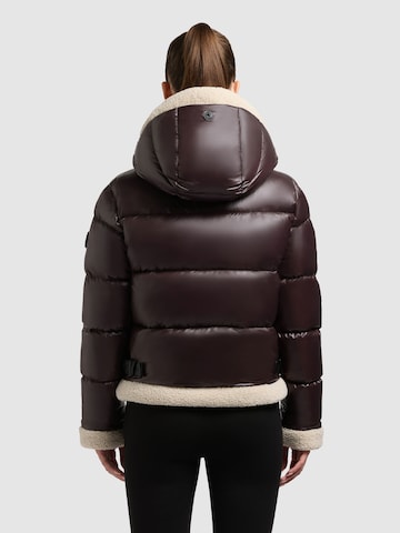 Veste d’hiver 'Nessie2' khujo en marron