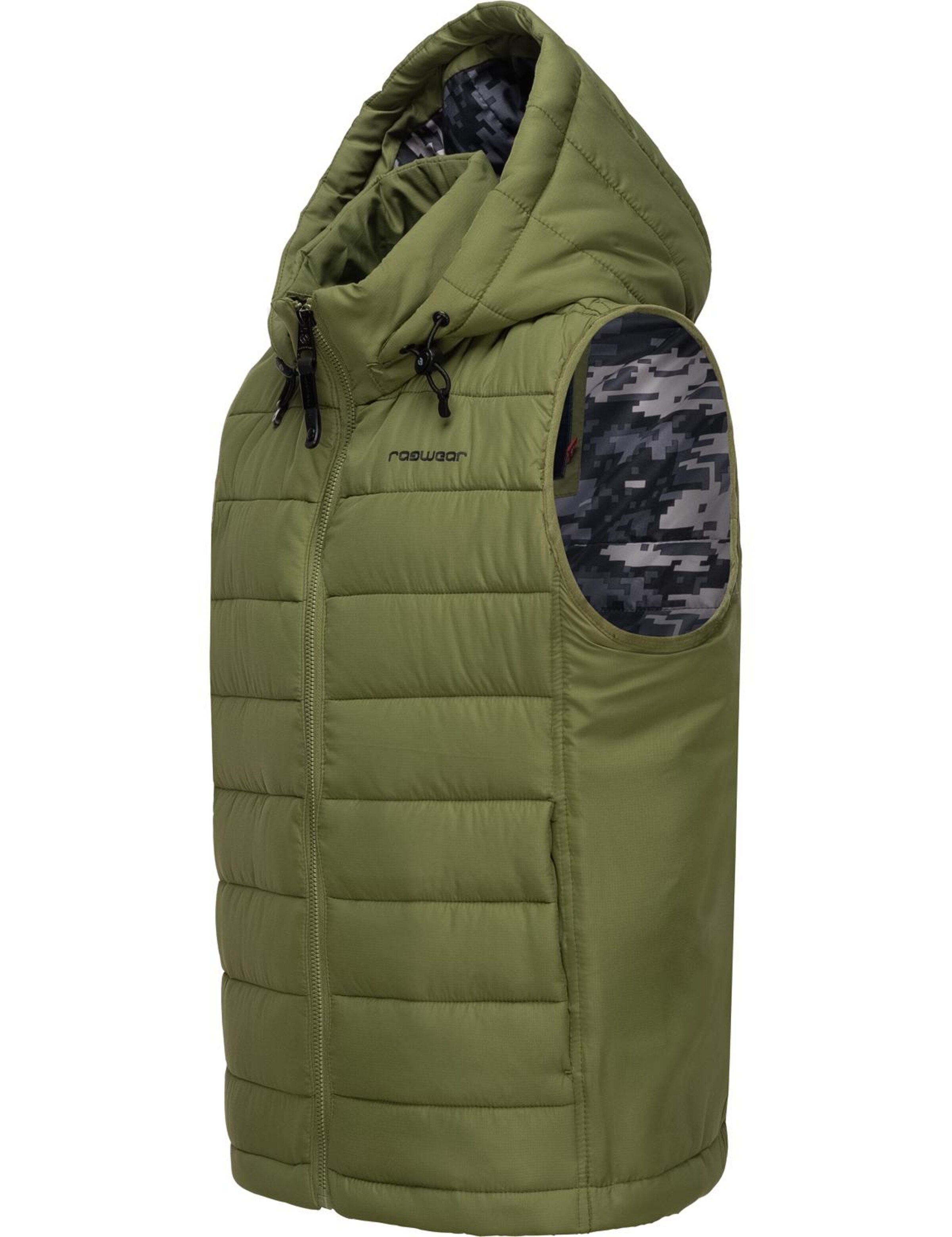 Ragwear Bodywarmer 'Vitek' in Groen