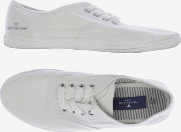 TOM TAILOR Sneakers & Trainers in 39 in White: front