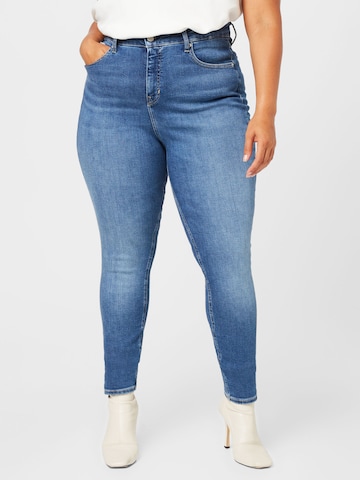 Calvin Klein Jeans Curve Skinny Jeans in Blauw: voorkant