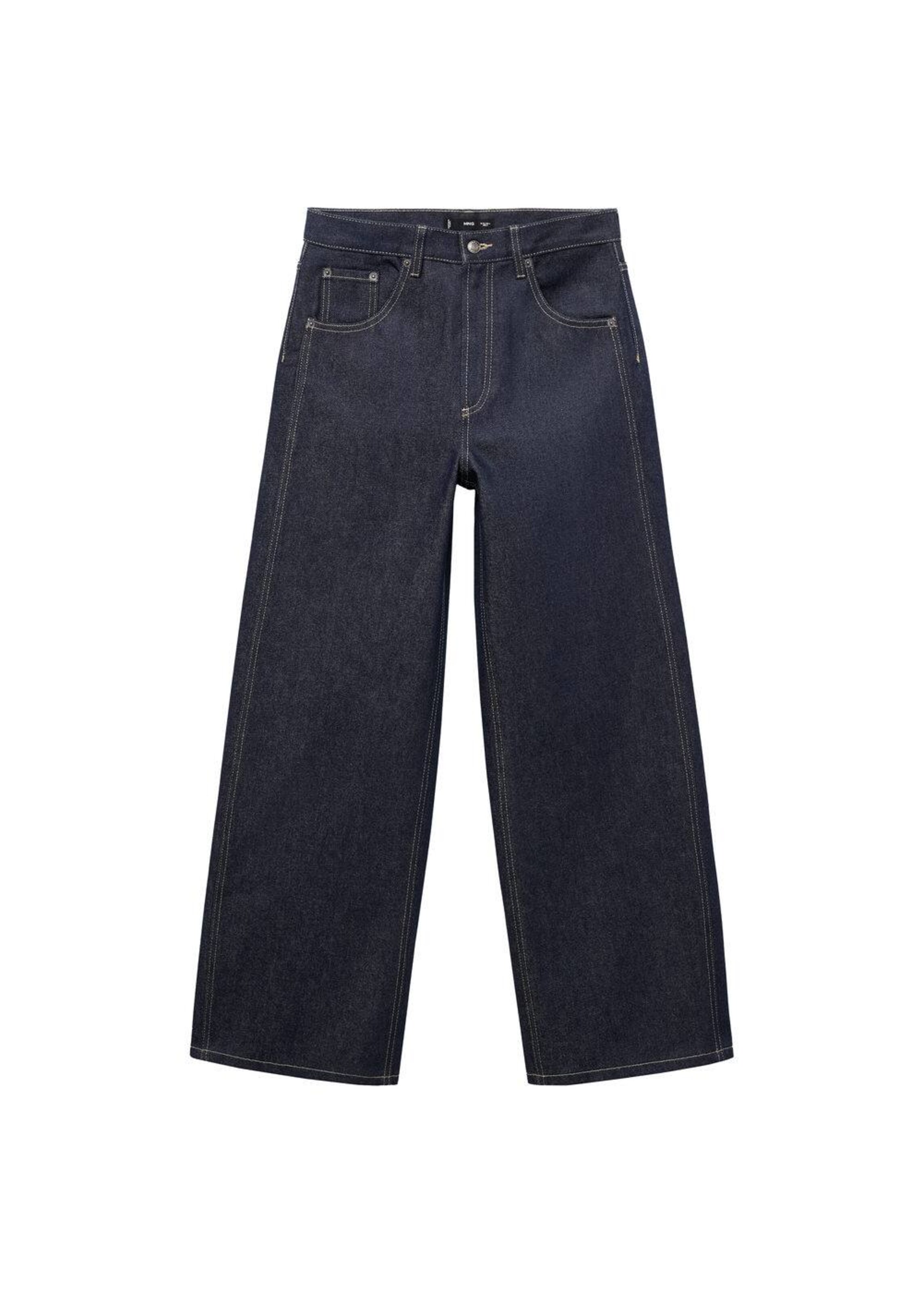 MANGO Loose fit Jeans 'Susan' in Blue: front