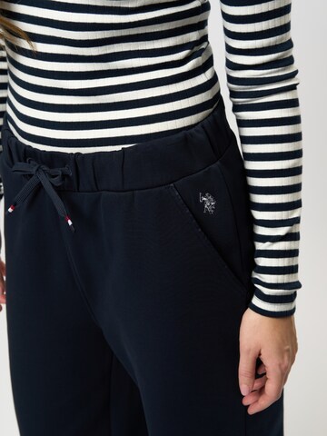 U.S. POLO ASSN. Regular Broek 'Kaisa' in Zwart