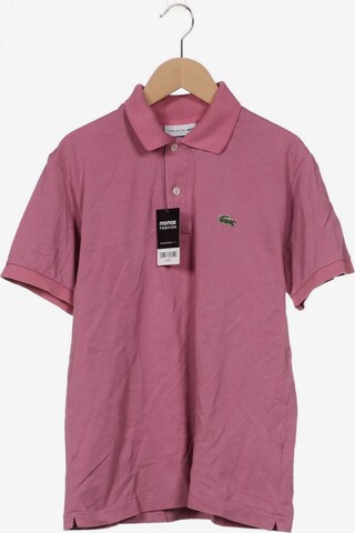 LACOSTE Shirt in M in Pink: front