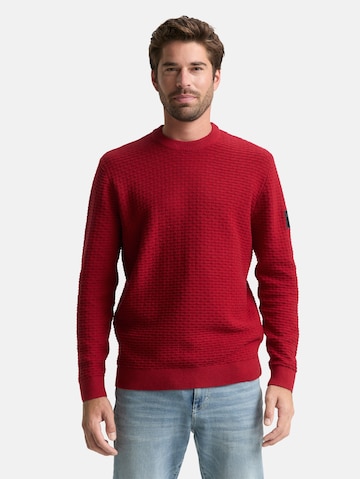 TOM TAILOR Sweater in Red: front