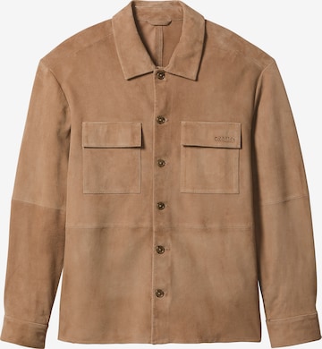 Veste mi-saison Calvin Klein en marron : devant