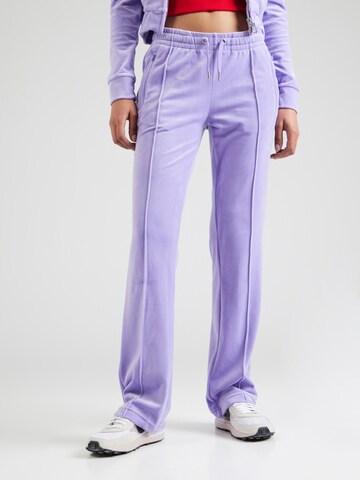 Loosefit Pantaloni 'Tine' di Juicy Couture in lilla: frontale