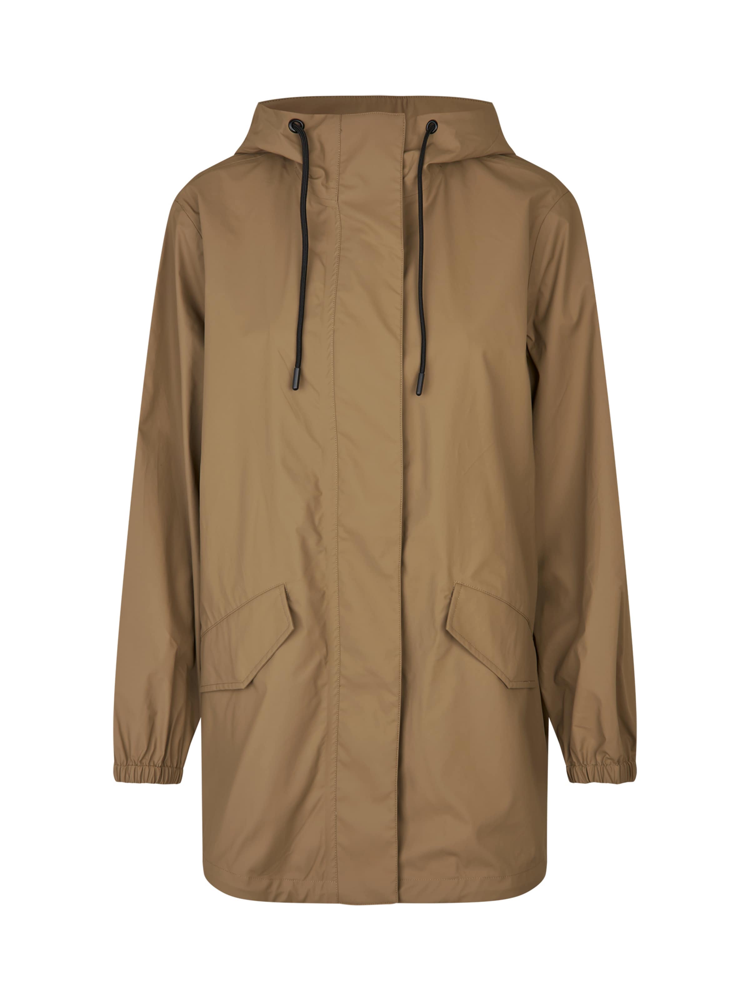 Masai Between-Seasons Coat 'Tunalle' in Brown: front