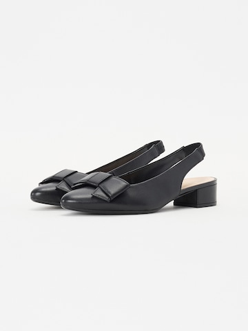 GABOR Slingpumps i sort: forside