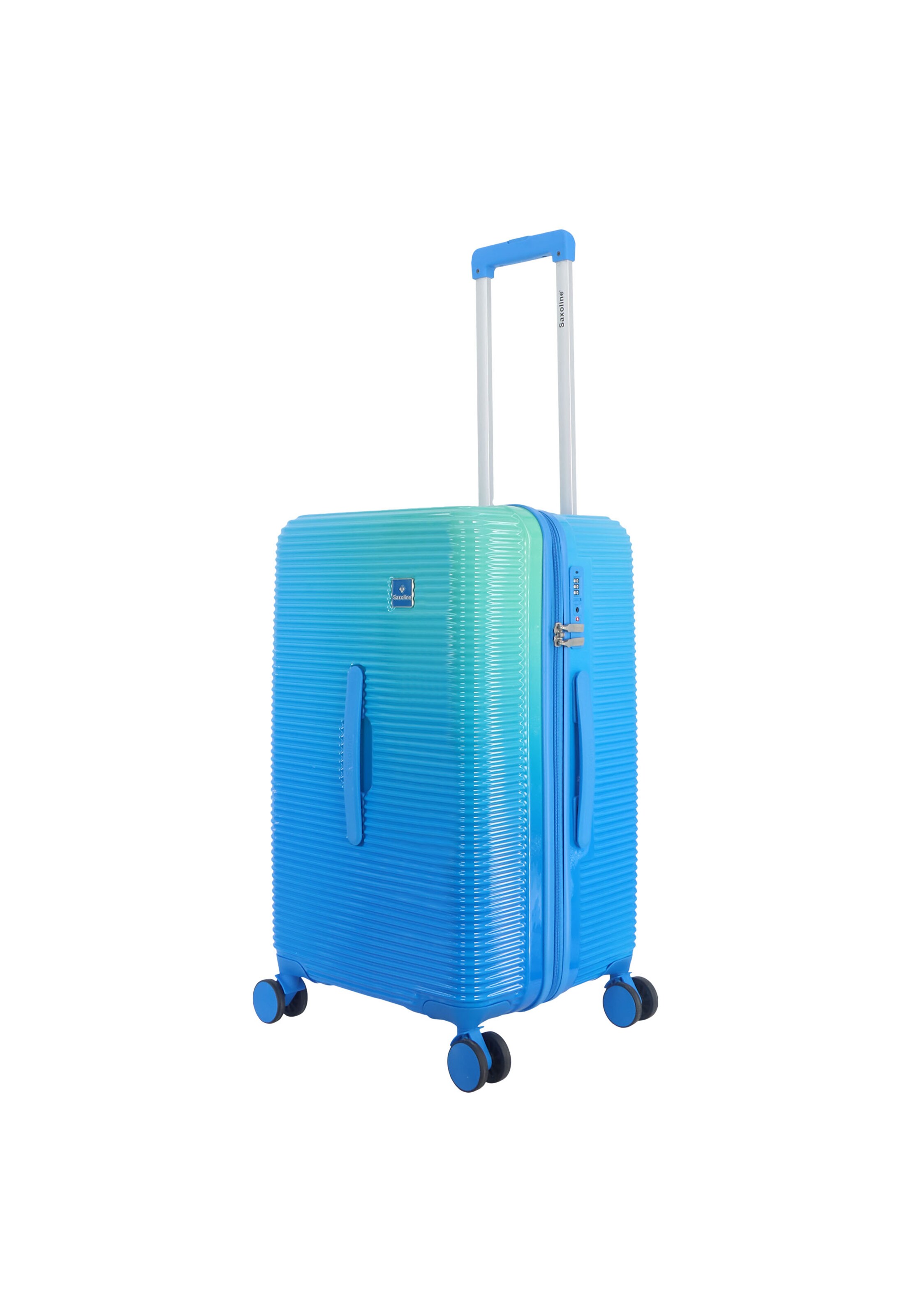 Saxoline Suitcase 'Twist Trunk' in Blue