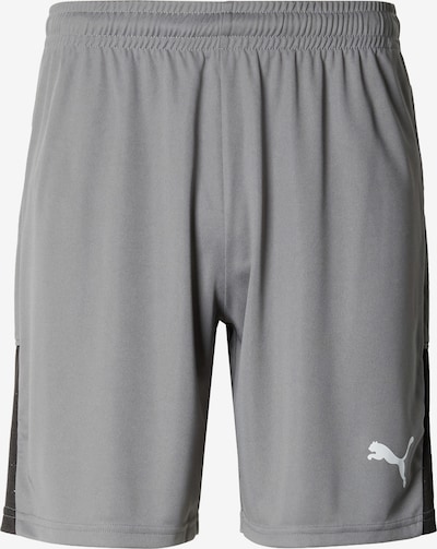 PUMA Urheiluhousut 'TeamLIGA26' värissä harmaa / musta / valkoinen, Tuotenäkymä