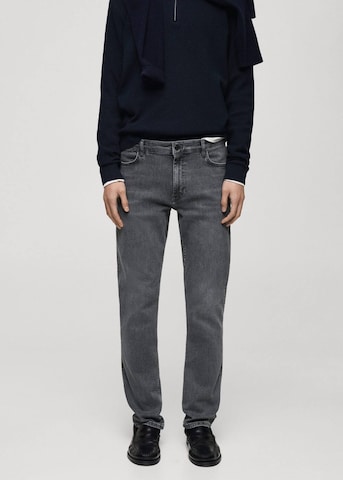 MANGO MAN Regular Jeans 'Patrick' in Grey: front
