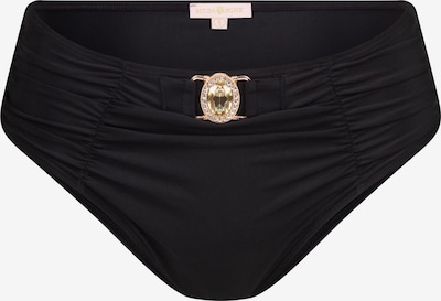 Moda Minx Bikini Hose 'Amour Rouched High Waist' in schwarz, Produktansicht