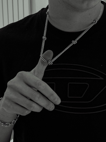 REYTEL - Cadena 'KNOTEN' en plata